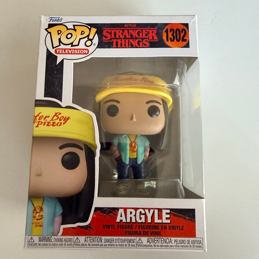 Funko Pop! Stranger Things Argyle 1302 New